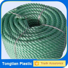 Factory sale plastic 3 strands 20mm pp polypeopylene rope